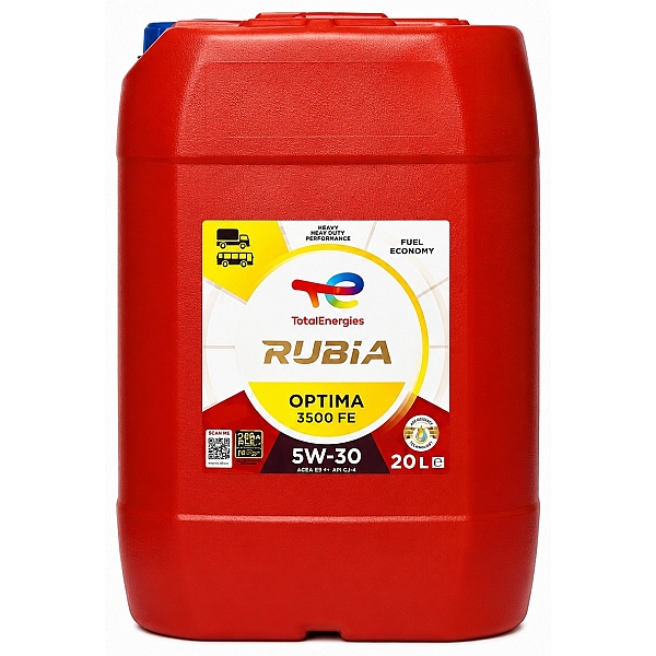 Моторное масло Total Rubia Optima 3500 FE 5W-30, 20л