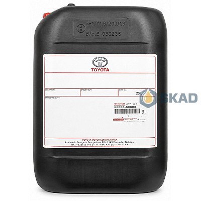 Toyota ATF WS, 20л (Japan) 08886-80803
