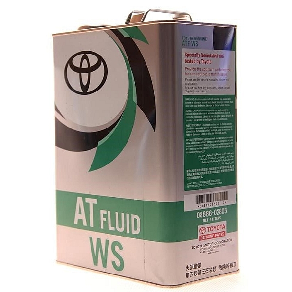 Toyota ATF WS (Japan), 4л 08886-02805