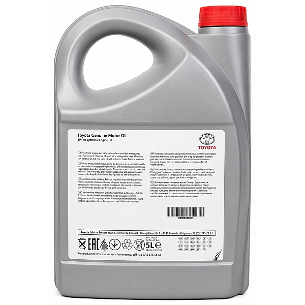Моторна олива Toyota Engine Oil 5W-40, 5л