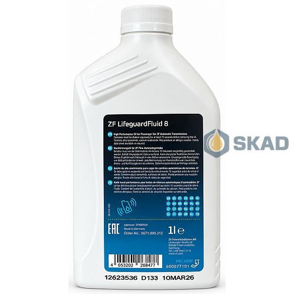 ZF Lifeguard Fluid 8, 1л S671.090.312