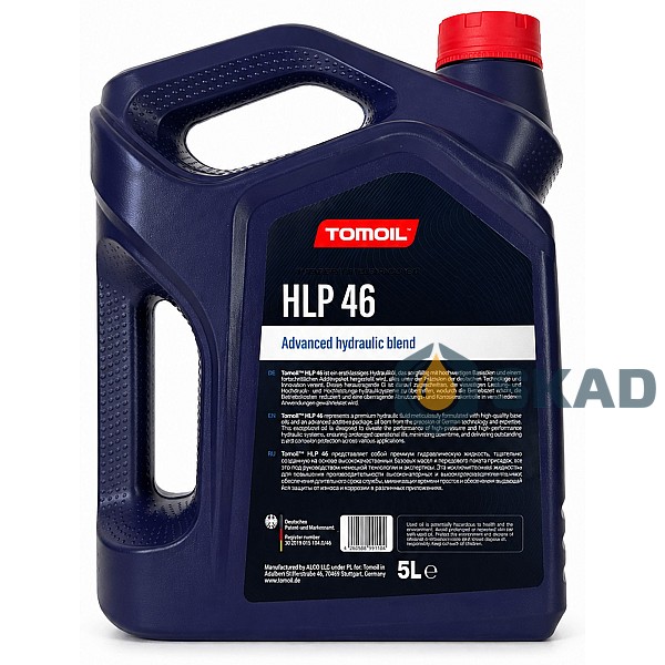 Tomoil HLP 46 (Advanced Hydraulic Blend), 5л