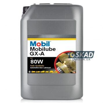 Трансмиссионное масло Mobilube GXA 80W 20л 143870