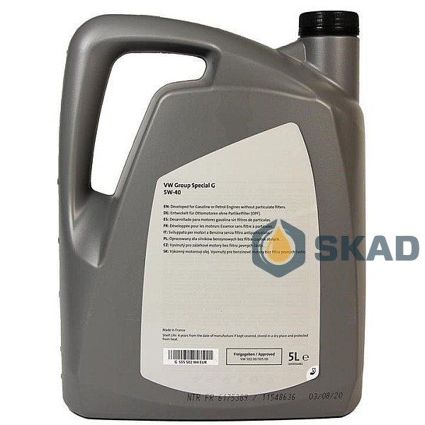 Motor oils for passenger cars