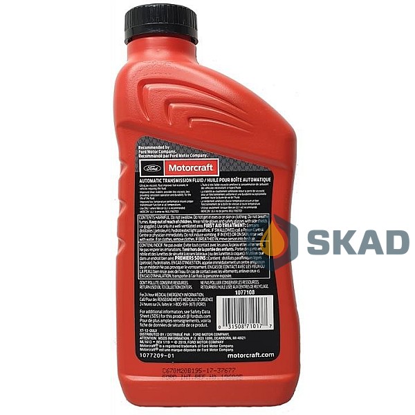 Motorcraft Mercon ULV ATF, 946 ml XT12-QULV