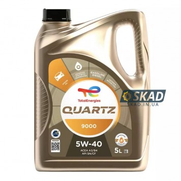 Моторна олива Total Quartz 9000 5W-40, 5 л. 213678