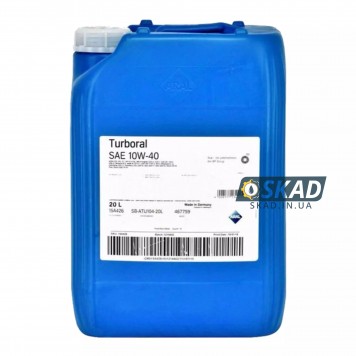 Моторное масло Aral Turboral 10W-40, 20 л. 15BCD2