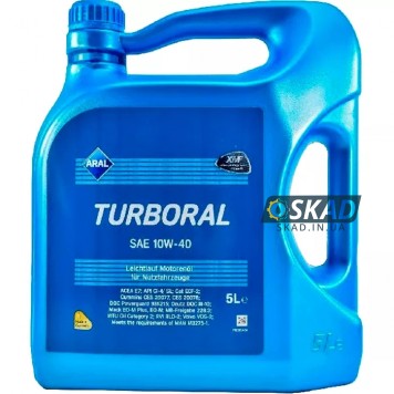 Моторное масло Aral Turboral 10W-40, 5 л. 15BCD5-1