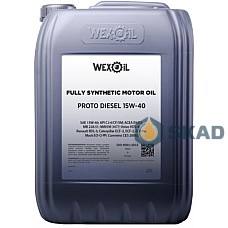 Wexoil Proto Diesel 15W-40, 20л
