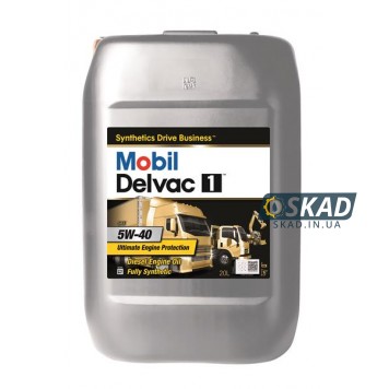 Моторна олива Mobil Delvac 1 5W-40 20л 109