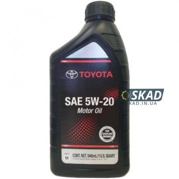 Моторна олива Toyota Motor Oil 5W-20, 1 л. 00279-1QT20