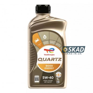 Моторна олива Total Quartz 9000 Energy 5W-40, 1 л. 213765