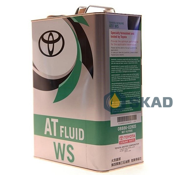 Toyota ATF WS (Japan), 4L 08886-02805