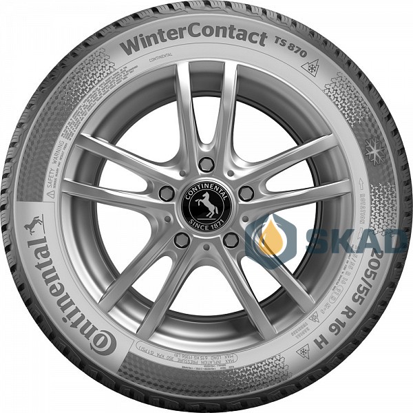 Winter Tyre Continental WinterContact TS 870 205/55 R16 91H con571