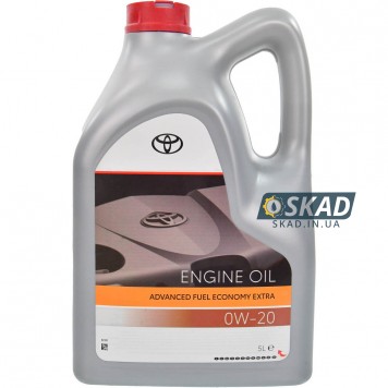 Моторное масло Toyota Motor AFE EXTRA 0W-20, 5л. 08880-86294