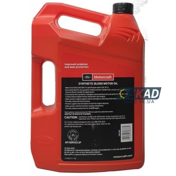 Моторна олива Motorcraft Ford Premium Synthetic Blend Motor Oil 5W-20, 4.73 л. XO5W20-5Q3SP-1