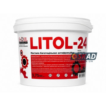 Eurooil Литол-24 — Многоцелевая антифрикционная смазка 3,75кг. sng-5531