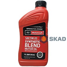 Motorcraft Ford Synthetic Blend Motor Oil 5W-20, 946 ml