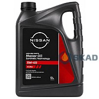 Nissan Motor Oil ST A3/B4 5W-40, 5L