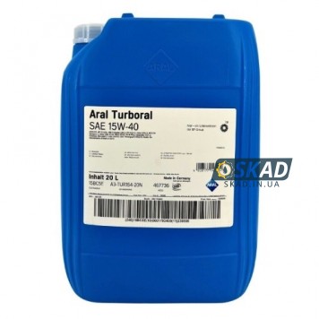 Моторное масло Aral Turboral 15W-40, 20 л. 15BC5E