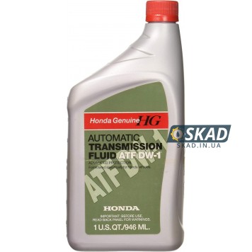 Трансмиссионное масло Honda ATF DW-1, 946 мл. 08200-9008
